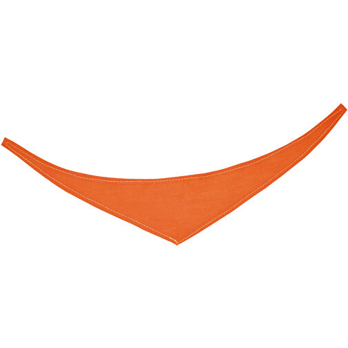 Dreiecktuch , orange, 100% Polyester, 21,50cm x 0,20cm x 6,50cm (Länge x Höhe x Breite), Bild 1