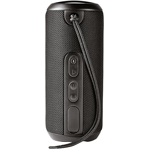Rugged Wasserdichter Stoff Bluetooth® Lautsprecher , schwarz, ABS Kunststoff, 17,50cm (Länge), Bild 2