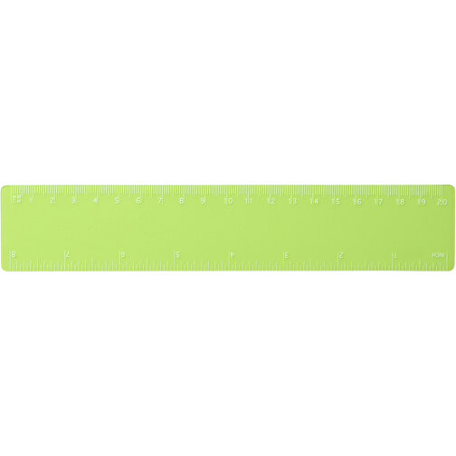 Rothko 20 Cm Kunststofflineal , grün mattiert, PP Kunststoff, 20,90cm x 0,10cm x 4,00cm (Länge x Höhe x Breite), Bild 1