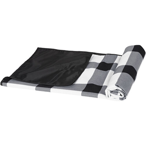 Buffalo Picknickdecke , weiß / schwarz / grau, Polyester, 180 g/m2, 145,00cm x 127,00cm (Höhe x Breite), Bild 3