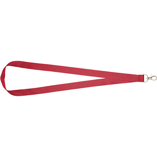 Impey Lanyard Mit Praktischem Haken , rot, Polyester, 2,00cm x 49,00cm x 0,20cm (Länge x Höhe x Breite), Bild 3