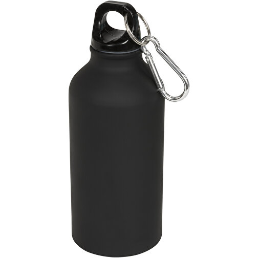 Oregon Matte 400 Ml Trinkflasche Mit Karabiner , schwarz, Aluminium, 17,50cm (Höhe), Bild 1