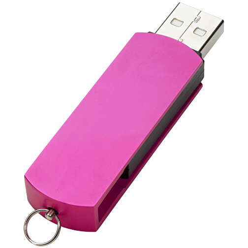 USB-Stick COVER 2GB , Promo Effects MB , magenta MB , 2 GB , Kunststoff/Aluminium MB , 3 - 10 MB/s MB , 5,40cm x 0,85cm x 1,70cm (Länge x Höhe x Breite), Bild 3