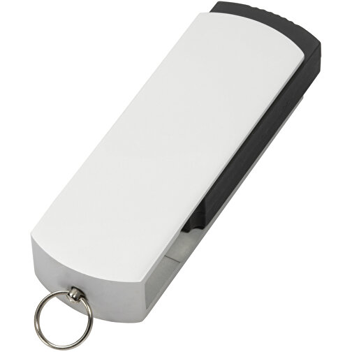 USB-Stick COVER 8GB , Promo Effects MB , silber / schwarz MB , 8 GB , Kunststoff/Aluminium MB , 3 - 10 MB/s MB , 5,40cm x 0,85cm x 1,70cm (Länge x Höhe x Breite), Bild 2