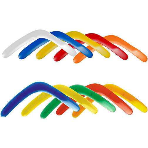 Bumerang 'Maxi' , trend-grün PS, Kunststoff, 41,00cm x 0,60cm x 4,30cm (Länge x Höhe x Breite), Bild 2