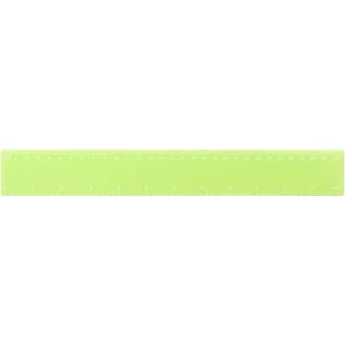 Rothko 30 Cm Kunststofflineal , grün mattiert, PP Kunststoff, 31,30cm x 0,10cm x 4,20cm (Länge x Höhe x Breite), Bild 1