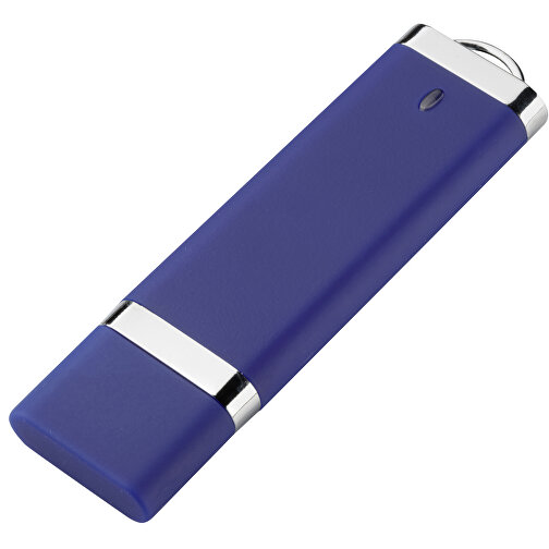 USB-Stick BASIC 1 GB , Promo Effects MB , blau MB , 1 GB , Kunststoff MB , 3 - 10 MB/s MB , 7,40cm x 0,70cm x 2,00cm (Länge x Höhe x Breite), Bild 1