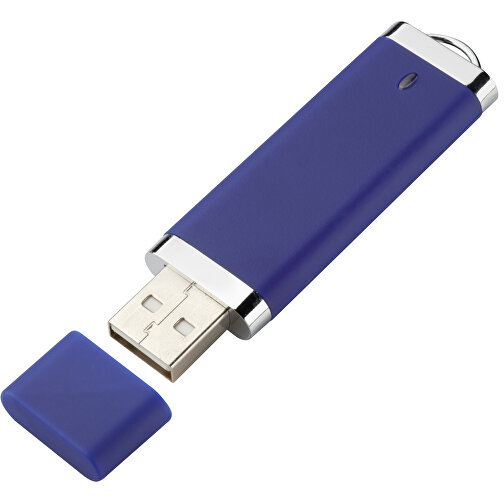 USB-Stick BASIC 8 GB , Promo Effects MB , blau MB , 8 GB , Kunststoff MB , 3 - 10 MB/s MB , 7,40cm x 0,70cm x 2,00cm (Länge x Höhe x Breite), Bild 2