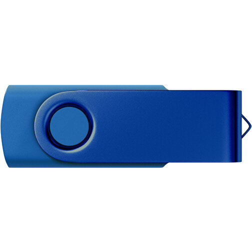 USB-Stick Swing Color 1GB , Promo Effects MB , blau MB , 1 GB , Kunststoff/ Aluminium MB , 3 - 10 MB/s MB , 5,70cm x 1,00cm x 1,90cm (Länge x Höhe x Breite), Bild 2