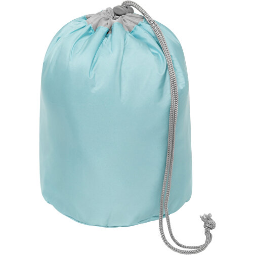 Kulturtasche TUBE , hellblau, 190T Nylon, 24,00cm (Höhe), Bild 2