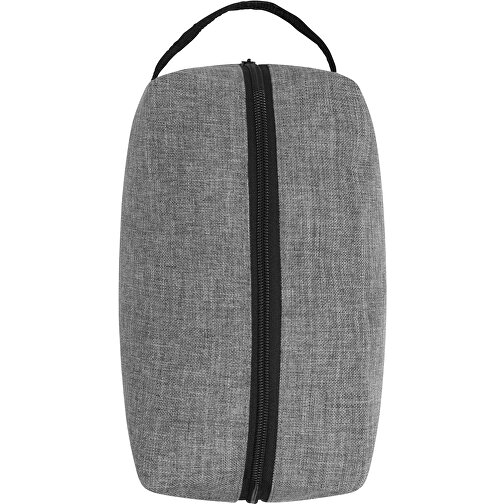 Kulturtasche DONEGAL WASH , grau, schwarz, 600D Polyester, 24,00cm x 12,50cm x 12,50cm (Länge x Höhe x Breite), Bild 5