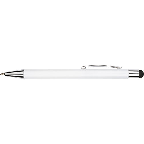 Kugelschreiber Philadelphia , Promo Effects, weiß/schwarz, Aluminium, 13,50cm x 0,80cm (Länge x Breite), Bild 7