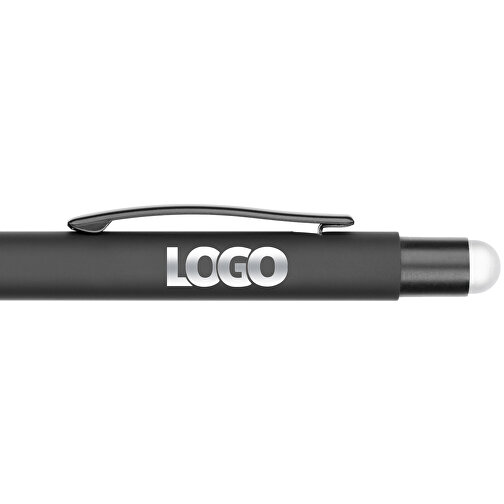 Kugelschreiber Colorado , Promo Effects, schwarz/silber, Aluminium, 13,50cm x 0,80cm (Länge x Breite), Bild 8