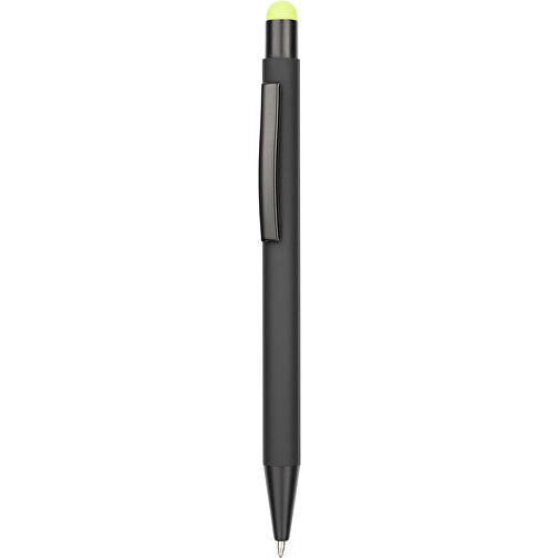 Kugelschreiber Colorado , Promo Effects, schwarz/grün, Aluminium, 13,50cm x 0,80cm (Länge x Breite), Bild 1