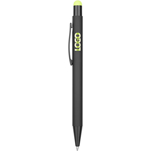 Kugelschreiber Colorado , Promo Effects, schwarz/grün, Aluminium, 13,50cm x 0,80cm (Länge x Breite), Bild 4