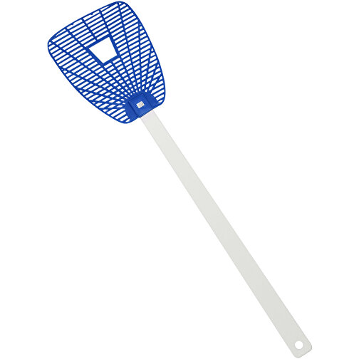 Fliegenklatsche 'Fluchtloch' , weiß, blau, PE+PS, 41,00cm x 0,50cm x 10,00cm (Länge x Höhe x Breite), Bild 1