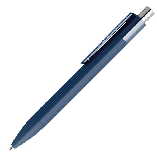Prodir DS4 Soft Touch PRR Push Kugelschreiber , Prodir, sodalithblau / silber poliert, Kunststoff, 14,10cm x 1,40cm (Länge x Breite), Bild 4