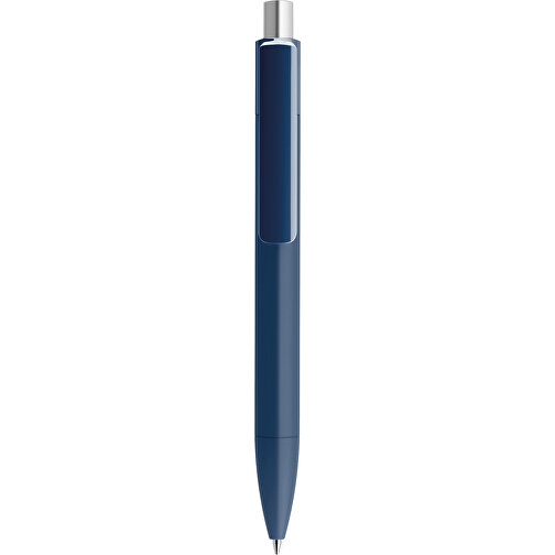 Prodir DS4 Soft Touch PRR Push Kugelschreiber , Prodir, sodalithblau / silber satiniert, Kunststoff, 14,10cm x 1,40cm (Länge x Breite), Bild 1