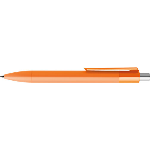 Prodir DS4 Soft Touch PRR Push Kugelschreiber , Prodir, orange / silber satiniert, Kunststoff, 14,10cm x 1,40cm (Länge x Breite), Bild 5