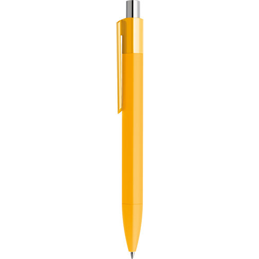 Prodir DS4 Soft Touch PRR Push Kugelschreiber , Prodir, gelb / silber poliert, Kunststoff, 14,10cm x 1,40cm (Länge x Breite), Bild 2
