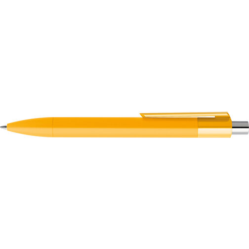 Prodir DS4 Soft Touch PRR Push Kugelschreiber , Prodir, gelb / silber poliert, Kunststoff, 14,10cm x 1,40cm (Länge x Breite), Bild 5