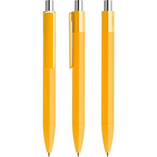 Prodir DS4 Soft Touch PRR Push Kugelschreiber , Prodir, gelb / silber poliert, Kunststoff, 14,10cm x 1,40cm (Länge x Breite), Bild 6