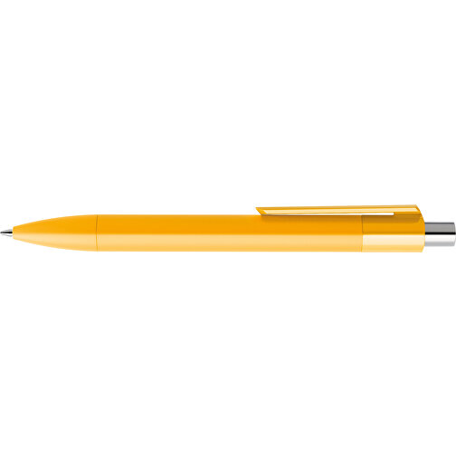 Prodir DS4 PMM Push Kugelschreiber , Prodir, gelb / silber poliert, Kunststoff, 14,10cm x 1,40cm (Länge x Breite), Bild 5