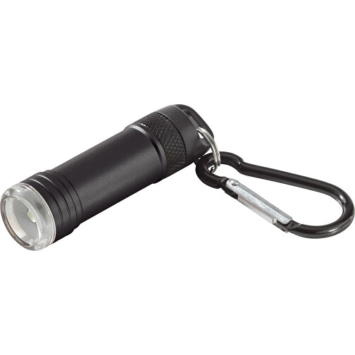 Magnetische Taschenlampe Survival , schwarz, Metall, 6,40cm (Höhe), Bild 1