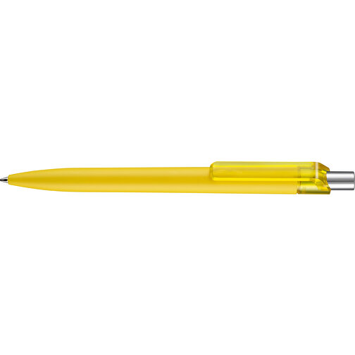 Kugelschreiber INSIDER SOFT STM , Ritter-Pen, zitronen-gelb/ananas-gelb, ABS-Kunststoff, 0,90cm (Länge), Bild 3