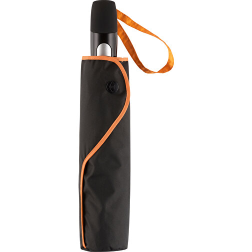AOC-Oversize-Taschenschirm FARE® Seam , Fare, schwarz-orange, 100% Polyester-Pongee, , Bild 10