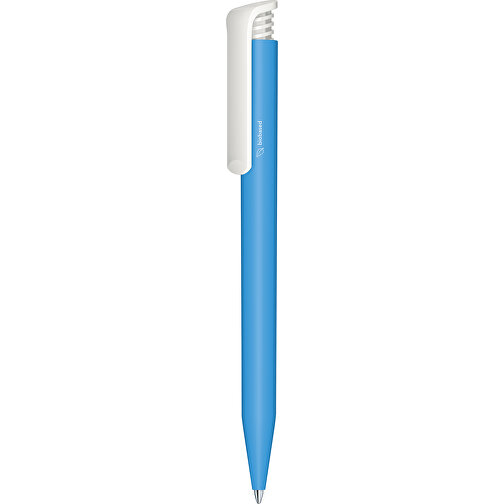 Senator® Super Hit BIO Druckkugelschreiber , Senator, blau, Kunststoff biologisch abbaubar, 15,00cm x 145,00cm x 11,00cm (Länge x Höhe x Breite), Bild 1