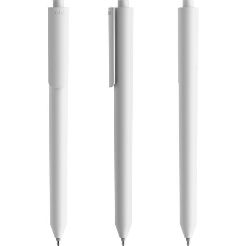 Pigra P03 Push Kugelschreiber , weiß, ABS-Kunststoff, 14,00cm x 1,30cm (Länge x Breite), Bild 6