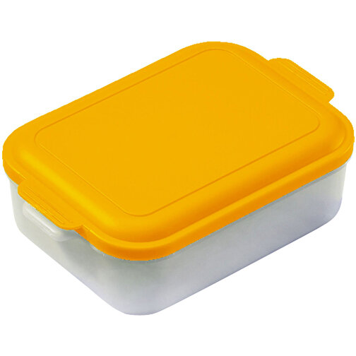 Vorratsdose 'Universal-Box' , standard-gelb, Kunststoff, 16,50cm x 5,50cm x 12,50cm (Länge x Höhe x Breite), Bild 1