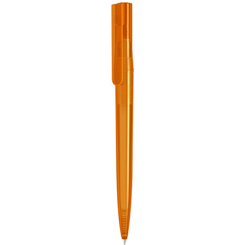 RECYCLED PET PEN Switch Transparent , uma, orange, Kunststoff, 14,99cm (Länge), Bild 1