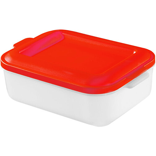 Vorratsdose 'Brot-Box' , standard-rot, Kunststoff, 23,30cm x 7,70cm x 16,20cm (Länge x Höhe x Breite), Bild 1