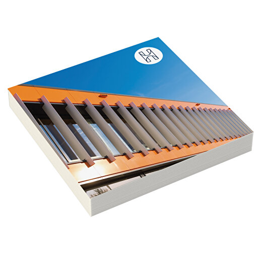 Klistrelapper med konvolutt 70 x 70 mm, trykt i 4 farger, Bilde 1
