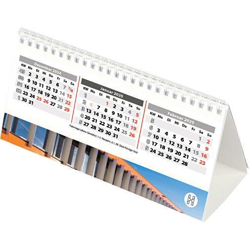 Bordkalender med ringtråd 'Table Calendar', Billede 1