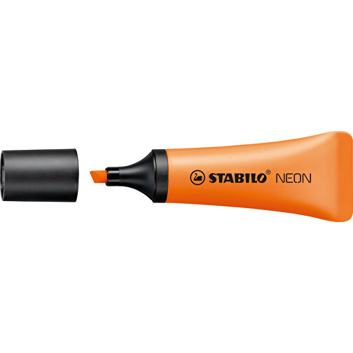 STABILO NEON Leuchtmarkierer , Stabilo, orange, Kunststoff, 11,00cm x 2,20cm x 3,80cm (Länge x Höhe x Breite), Bild 1