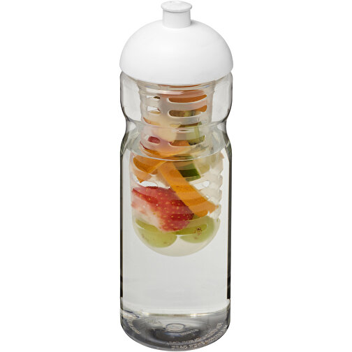 H2O Base® 650 ml sportflaska med kupollock och fruktkolv, Bild 1