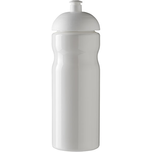 H2O Active® Base 650 Ml Sportflasche Mit Stülpdeckel , weiss, PET Kunststoff, 90% PP Kunststoff, 10% TPE Kunststoff, 22,30cm (Höhe), Bild 1