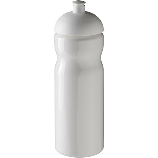 H2O Active® Base 650 Ml Sportflasche Mit Stülpdeckel , weiß, PET Kunststoff, 90% PP Kunststoff, 10% TPE Kunststoff, 22,30cm (Höhe), Bild 2