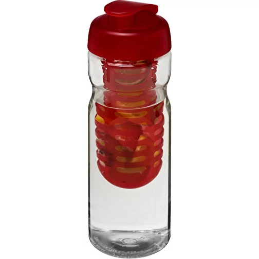 Bouteille de sport et infuseur H2O Base® 650 ml avec couvercle à clapet, Image 1