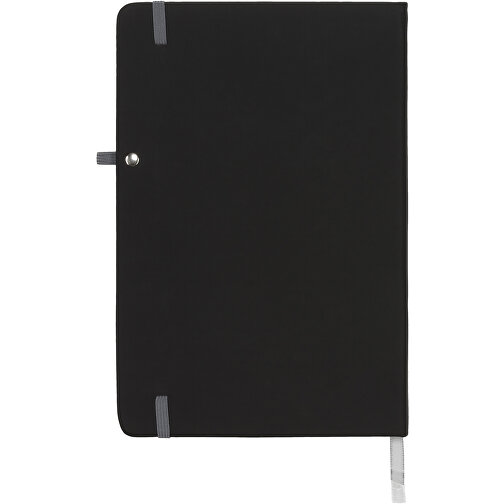 Noir A5 Notizbuch , schwarz / grau, PU Kunststoff, 21,00cm x 1,70cm x 14,30cm (Länge x Höhe x Breite), Bild 5