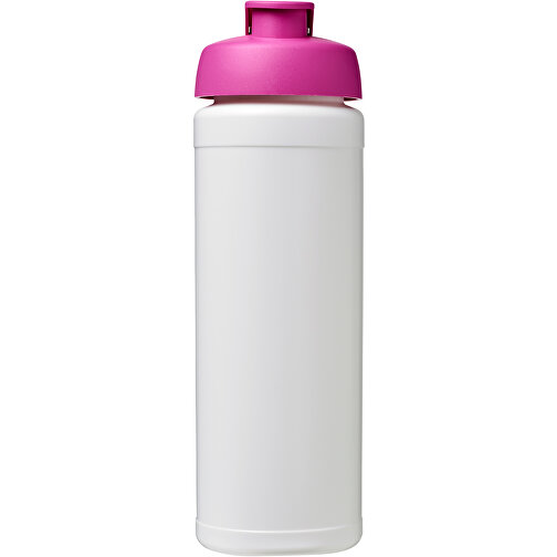 Baseline® Plus Grip 750 Ml Sportflasche Mit Klappdeckel , weiss / rosa, HDPE Kunststoff, PP Kunststoff, 23,60cm (Höhe), Bild 3