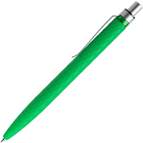 Prodir QS01 Soft Touch PRS Push Kugelschreiber , Prodir, hellgrün/silber satiniert, Kunststoff/Metall, 14,10cm x 1,60cm (Länge x Breite), Bild 4
