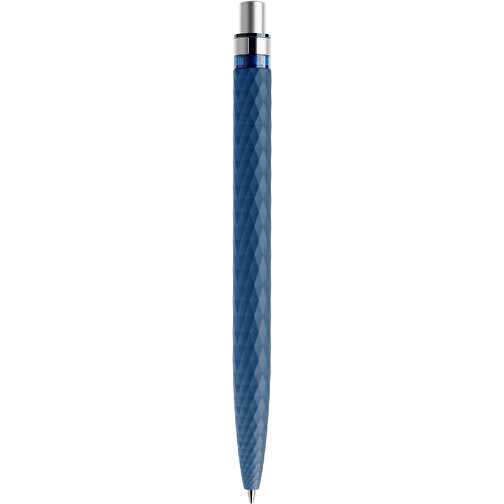 Prodir QS01 Soft Touch PRS Push Kugelschreiber , Prodir, sodalithblau/silber satiniert, Kunststoff/Metall, 14,10cm x 1,60cm (Länge x Breite), Bild 3