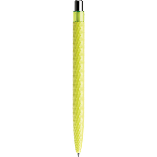 Prodir QS01 PMT Push Kugelschreiber , Prodir, gelbgrün/silber poliert, Kunststoff/Metall, 14,10cm x 1,60cm (Länge x Breite), Bild 3