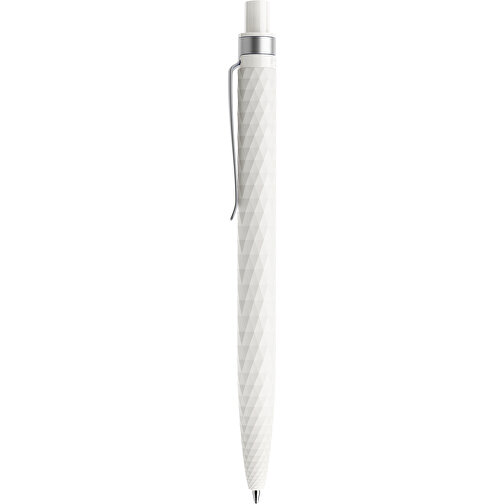 Prodir QS01 PMS Push Kugelschreiber , Prodir, weiss, Kunststoff/Metall, 14,10cm x 1,60cm (Länge x Breite), Bild 2