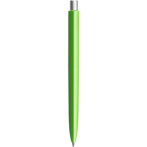Prodir DS8 PSM Push Kugelschreiber , Prodir, grün/silber satiniert, Kunststoff/Metall, 14,10cm x 1,50cm (Länge x Breite), Bild 3