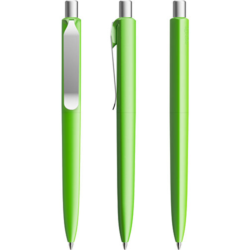 Prodir DS8 PSM Push Kugelschreiber , Prodir, grün/silber satiniert, Kunststoff/Metall, 14,10cm x 1,50cm (Länge x Breite), Bild 6